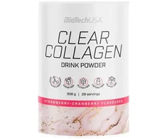 Biotech Clear Collagen 308 g. (Strawberry-Cranberry skonis)
