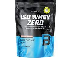 Biotech Iso Whey Zero 454 g. (Juodas Biscuit skonis )