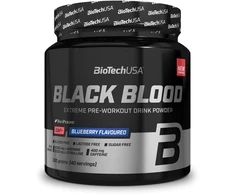 Biotech Juodas Blood CAF+ 300g. (Blueberry skonis)