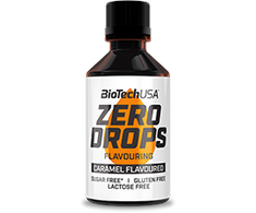 BioTech Zero Drops Flavouring (skonio lašai) 50 ml. (Karamelės skonis)