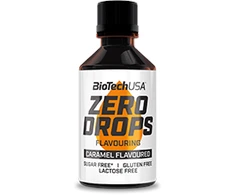 BioTech Zero Drops Flavouring (skonio lašai) 50 ml. (Vanilės skonis)