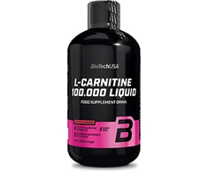 Biotech L-Carnitine 100.000 Liquid 500 ml. (Cherry skonis)