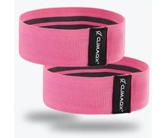 Climaqx Booty Bands Set (pasipriešinimo gumos) 2 vnt. (Rožinė)