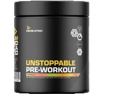 Dedicated Nutrition Dedicated Unstoppable Pre-Workout 420 g. (Fruit Punch skonis)