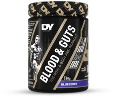 Dorian Yates Nutrition Blood &amp; Guts PreWorkout 380 g. (Bubblegum skonis)