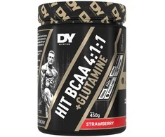 Dorian Yates Nutrition Hit BCAA 4:1:1 + Glutamine 450 g. (Peach skonis)