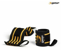 GASP Hardcore Wrist Wraps (Apsauga riešams) (Juodas/pilkas)