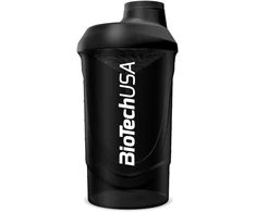 Gertuvė Biotech Shaker Wave 600 ml. (Juodas)