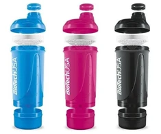 Gertuvė Biotech Wave+ Compact Shaker - 500 ml (+150 ml) plaktuvė (Juodas-Smoke spalva)