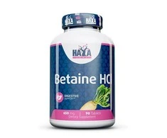 Haya Labs Betaine HCl 90 tabl. (Betaino hidrochloridas)