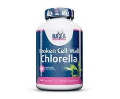 Haya Labs Broken Cell Wall Chlorella (Chlorelė) 100kaps.