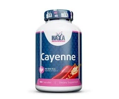 Haya Labs Cayenne (Kajeno pipirų ekstraktas) 100 kaps.