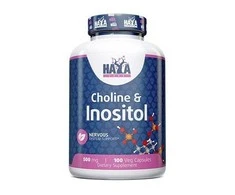 Haya Labs Choline &amp; Inositol 100 kaps. (Cholino bitartratas ir Inozitolis)