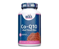 Haya Labs Co-Q10 60 kaps. (Raudonųjų mielių ryžių milteliai)