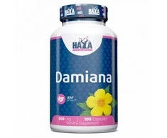 Haya Labs Damiana (Plačiosios turneros lapų ekstraktas) 100 kaps.