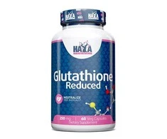 Haya Labs Glutathione Reduced (Glutationas) 60 kaps.