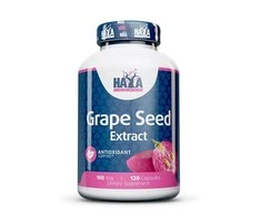Haya Labs Grape seed Extract (Vynuogių kauliukų ekstraktas) 120 kaps.