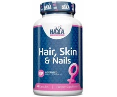 Haya Labs Hair, Skin and Nails 60 kaps. (vitaminai plaukams, odai ir nagams)