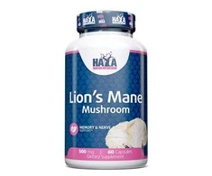 Haya Labs Lion‘s Mane Mushroom (grybas) 60 kaps.