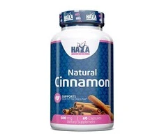 Haya Labs Natural Cinnamon (Natūralus cinamonas) 60 kaps.