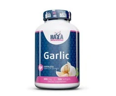 Haya Labs Odorless Garlic (Bekvapis česnakas) 120 kaps.