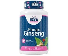 Haya Labs Panax Ginseng (ženšenis) 100 kaps.