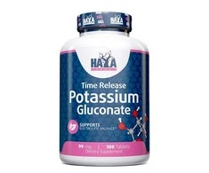 Haya Labs Potassium Gluconate (kalio gliukonatas) 100 tabl.
