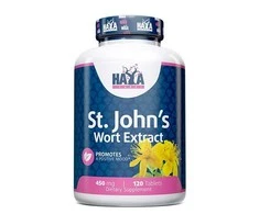 Haya Labs St. John's Wort Extract (Jonažolės ekstraktas) 120 tabl.