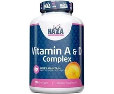 Haya Labs Vitamin A &amp; D Complex 100 kaps. (vitamino A, D kompleksas)
