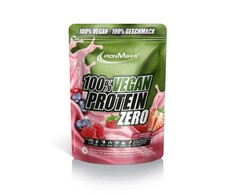 IronMaxx 100% Vegan Protein Zero 500g. (Mėlynių sūrio pyrago skonis)