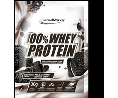 IronMaxx 100% Whey Protein 30 g.Geriausias iki 2026-03-13 (Vanilla Ice Kreminis skonis )