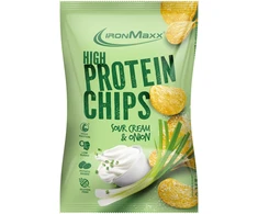 IronMaxx High Protein Chips 60 g.Geriausia iki 2026-06-30 (Sea Salt skonis )