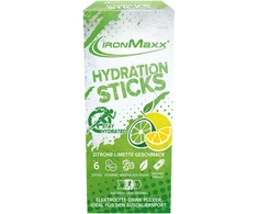 IronMaxx Hydration Hydration Sticks 6x12.9 g. Geriausias iki 2026-06-30 (Lemon Lime skonis )