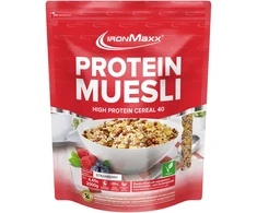 IronMaxx Protein Muesli 2000 g. Geriausias iki 2026-06-30 (Baltas Chocolate Vanilla skonis )