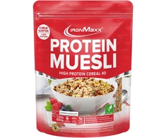 IronMaxx Protein Muesli 550 g. Geriausias iki 2026-08-31 (Cookies &amp; Chocolate skonis)