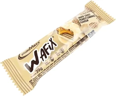 IronMaxx Wafix 39 g. Geriausias iki 2026-09-30 (Baltas Chocolate Peanut Caramel skonis )