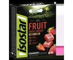Isostar Fruit Boost Energy 10 kub. (Strawberry skonis)