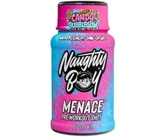 Naughty Boy Menace Pre Workout Shot 60 ml. (Strawberry &amp; Mango skonis)