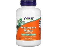 Now Foods NOW Magnesium Malate 180 tabl. (magnio malatas)