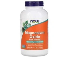 NOW Foods Magnesium Oxide Pure Powder 227 g. (magnio oksidas)