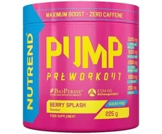 Nutrend Pump Pre-workout 225 g. (Berry Splash skonis)