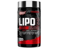 Nutrex Lipo 6 Juodas 120 kaps.