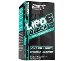 Nutrex Lipo 6 Juodas Hers 60 kaps.
