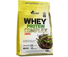 Olimp Whey Protein Complex 100% Dubai Style Chocolate 700 g. (Dubai Style Chocolate skonis)