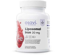 Osavi Liposomal Iron 60 kaps. (Liposominė geležis)