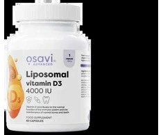 Osavi Liposomal vitamin D3 4000 IU 60 kaps. (Liposominis vitaminas D)