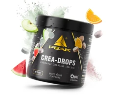Peak Crea – Drops 90 tabl. (Mixed Fruit skonis)