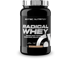 Scitec Nutrition Radical Whey 1000 g. (Baltas Chocolate Raspberry skonis )