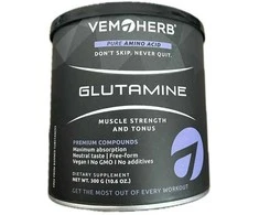 VemoHerb Glutamine 300g. (Unflavoured skonis)