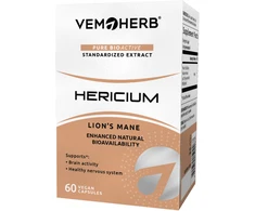 VemoHerb Hericium (Lion‘s Mane grybo ekstraktas) 60 kaps.